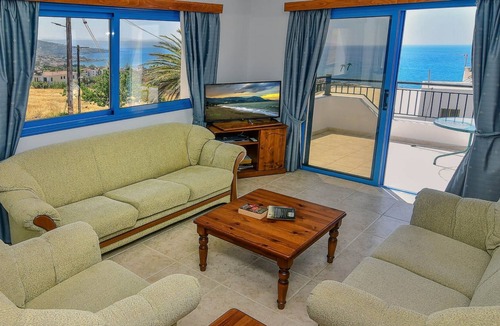 Pomos Villa | Stunning Villa in quiet area, 180 degree Sea Views Sleeps 10