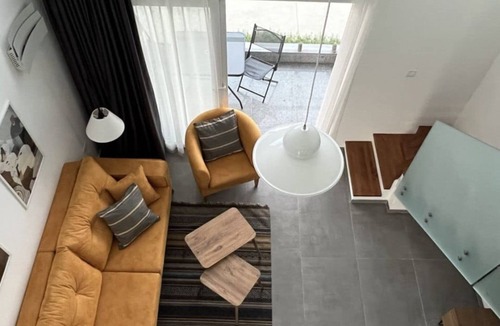 Gastria Apartment | Stylish one-bedroom apartment in a beachfront resort in Bogaz