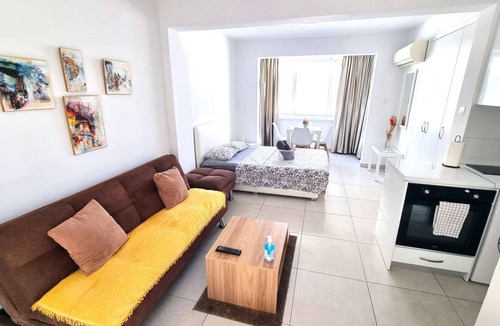 Larnaca Apartment | Stylish Studio: 2 Minutes from Kastella Beach