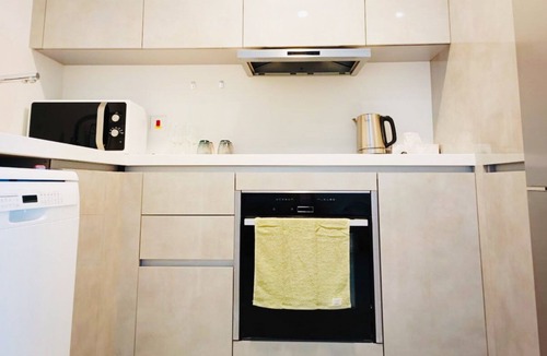 Universal Apartment | Sunny 2BR at Elysia Park w/Balcony, Outdoor & Heated Pool, Gym - Central Paphos