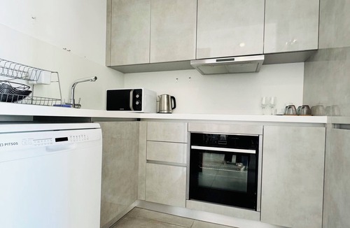 Universal Apartment | Sunny 2BR at Elysia Park w/Balcony, Outdoor & Heated Pool, Gym - Central Paphos
