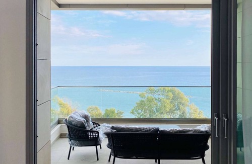 Agios Tychon Apartment | The Address - Seaview Luxury 2 Bedroom Apartment