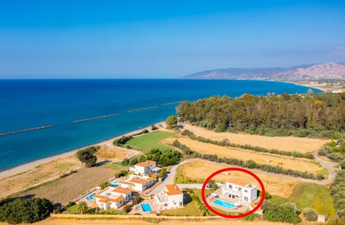 Polis Villa | Villa Achilleas Chrystalla: Large Private Pool, Sea Views, A/C, WiFi, Eco-Friendly - 2505