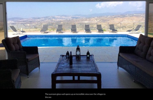 Stroumpi Villa | Villa Aera 5 bedrooms with AC and large private pool option to heat.