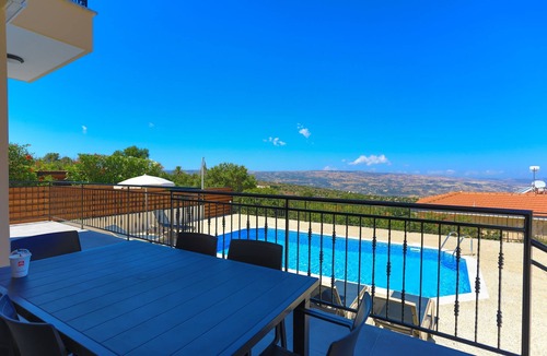 Meladeia Villa | Villa Aeria: Holiday Villa To Rent, Pool, Views, WiFi, A/C