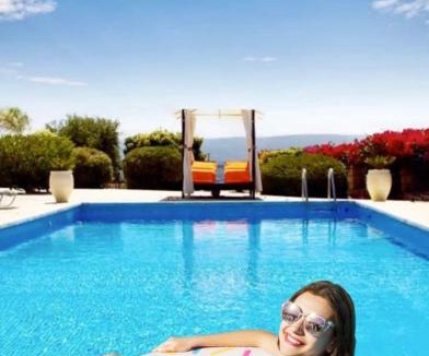 Steni Villa | Villa Asteri, views, private, pool heating on request, 30 mins from Paphos