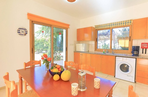 Latchi Villa | Villa Athina Finiki: Private pool and gardens, A/C, Wi Fi, sea views