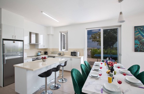 Protaras Villa | Villa Davina,Brand New, Luxury 5BDR Protaras Villa with Private Pool + Sea Views