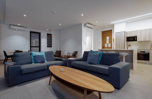 Cape Greko Villa | Villa Ektoras at Periyiali Resort with modern design, and amenities.
