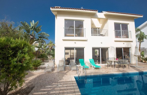 Protaras Villa | Villa Emma, Modern 3BDR Central Protaras Villa with Pool, close to Fig Tree Bay