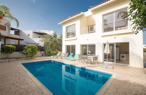 Protaras Villa | Villa Emma, Modern 3BDR Central Protaras Villa with Pool, close to Fig Tree Bay