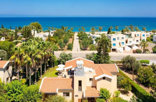 Latchi Villa | Villa Halima Alexandros: Large Private Pool, Walk to Beach, Sea Views, A/C, WiFi