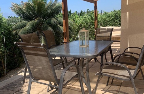 Pegeia Villa | Villa Lesbos is a lovely spacious 2 bedroom villa with a private pool near Beach