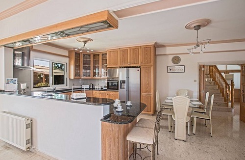 Paralimni Villa | Villa Nekta - Luxury 5 Bedroom Villa with Great Pool Area- Home Gym