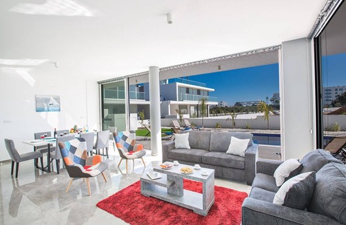 Protaras Villa | Villa Neve,brand New, Exquisite 5BDR Protaras Villa with Pool,Close to the Beach