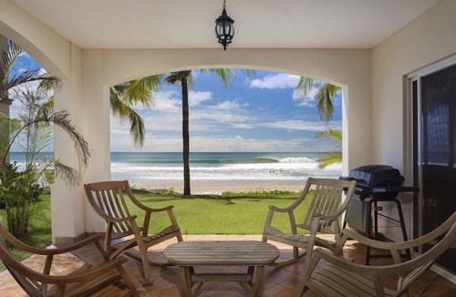 Rancho Santana Condo | Villas Iguana A-14: Beachfront Condo!