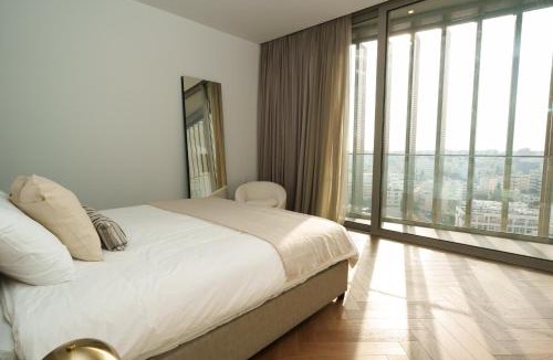 City Centre Apartment | WealthyStays 2BR Flat, Gym, 11th Floor, Nicosia City Center