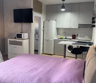 Agios Tychon Apartment | White Arches Modern Beautiful studio