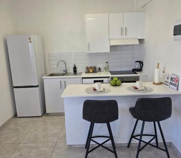 Agios Tychon Apartment | White Sea View Apartment