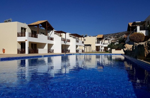 Peyia Town Apartment | Wonderful studio with double bed, kitchen & shower room, sunny balcony