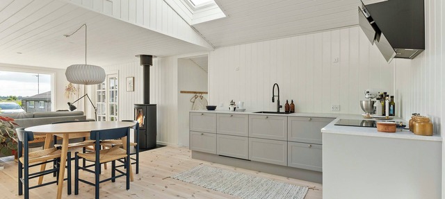 Split-level holiday home with view of Årø in Haderslev