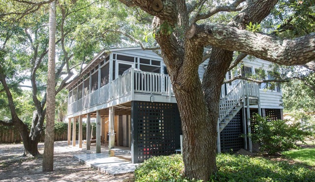 3 BR, 2 BA Charming Elevated House - 1 Block to Beach! Large Screened Porch! in Isle of Palms