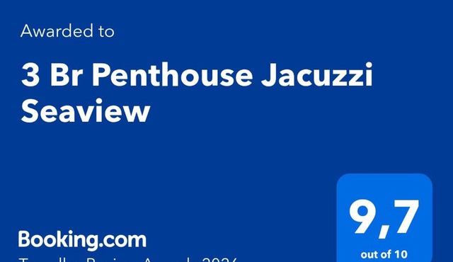 3 Br Penthouse Jacuzzi Seaview in Limassol