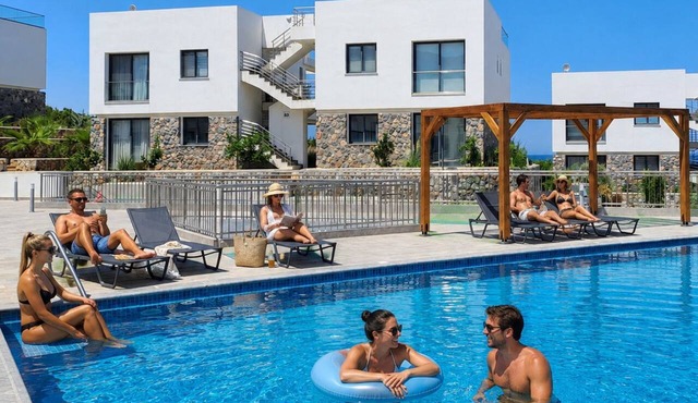 A dream 3-bedroom apartment right on the beach! in Phlamoudhi