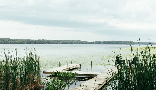 Abide Lakeside Cottage — a Peaceful, Northwoods Retreat on Big Sand Lake in Webster
