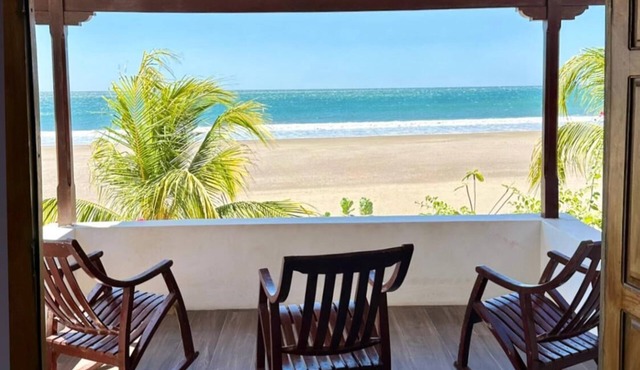 Casa Brisas de Popoyo Yoga Surf house right in front of the Ocean in Tola
