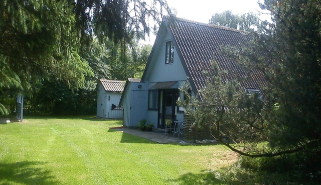 Cottage near beautiful beach in scenic and peace filled surroundings in Hesselbjerg