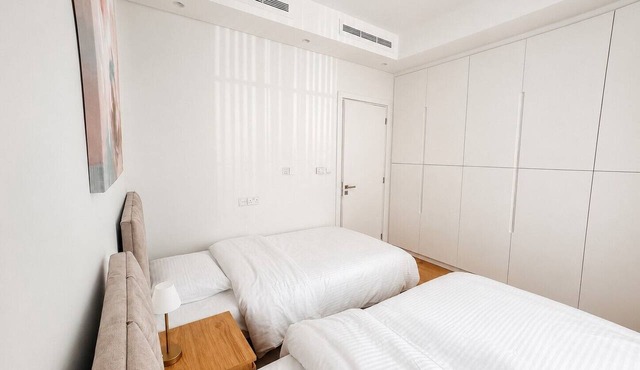 Cozy 2-bedroom apartment in peaceful Limassol with AC