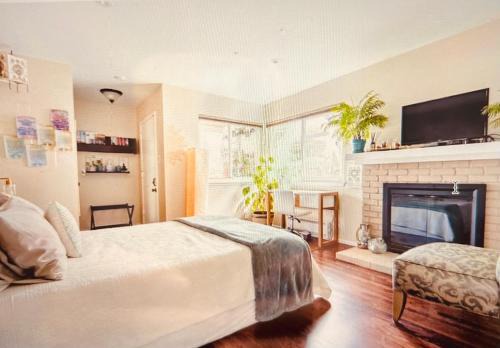 Cute Room! Own entry with fireplace in San Pablo