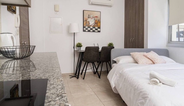 Modern studio in historic center