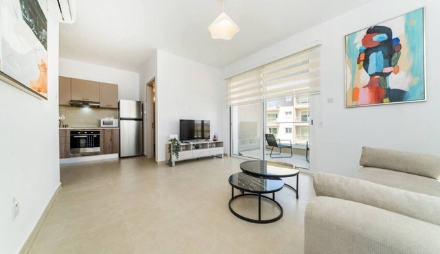 New one bedroom flat next to university in Aglantzia