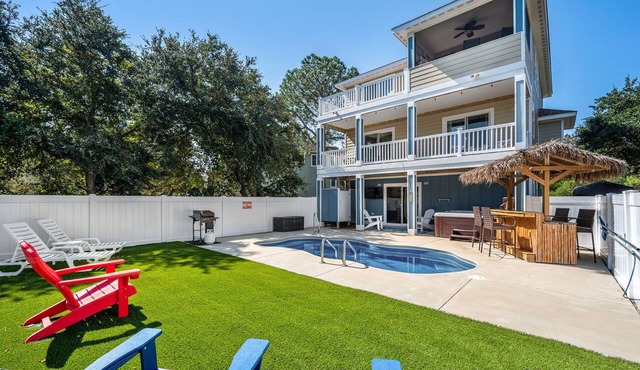 Oceanside,Pool,Spa,PinBall,7MinWalk2Beach&Sound New in Corolla