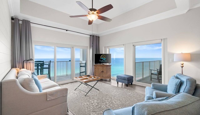 Penthouse Perfection! Simple Elegance at Tops'l Beach Manor 1408 w/Breathtaking Gulf Views in Miramar Beach