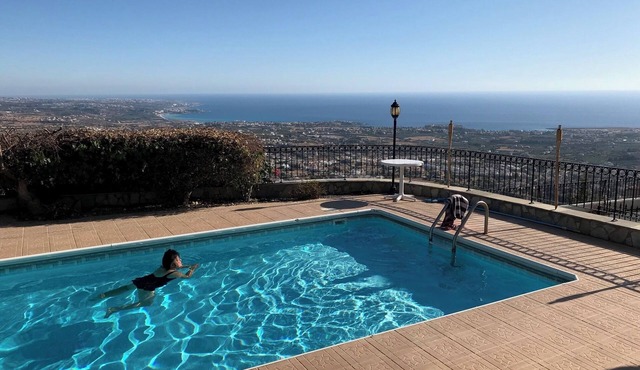 Peyia: House/Villa - Peyia Pool villa in the south of Cyprus (Greece side) with panoramic view over 20km