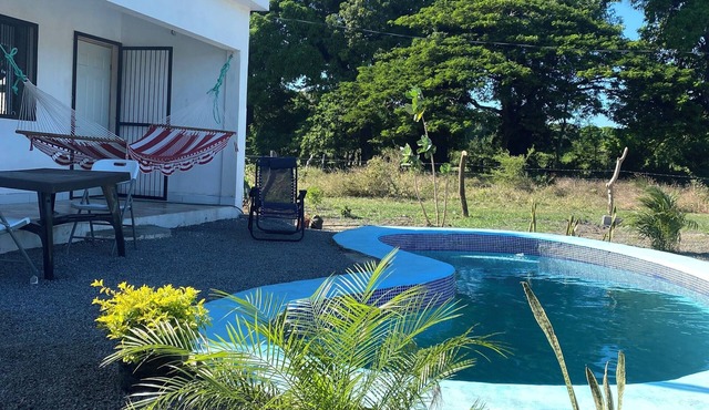 Private house with pool 1 km from jiquilite beach and 2 km from popoyo beach in Popoyo