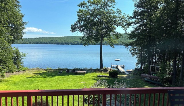Private Lakefront Getaway With Amazing Views on Great Moose Lake - No Pets. in Hartland