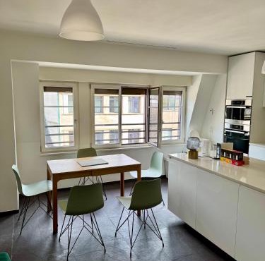 Rooftop Loft City Center, 2BR, Open Kitchen Island - New Renovated in Basel