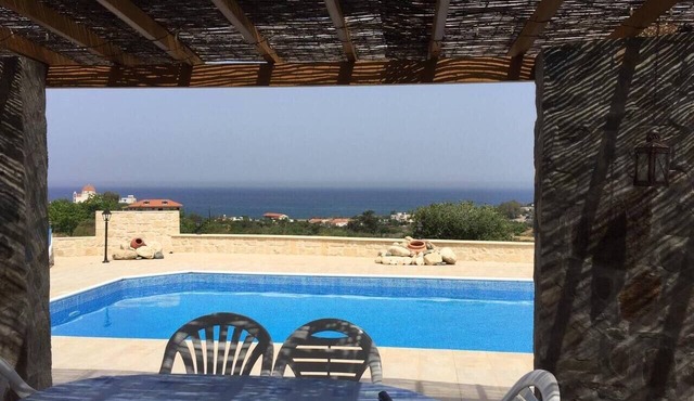 Seaview Villa in Pomos with private Swimming pool in Pomos