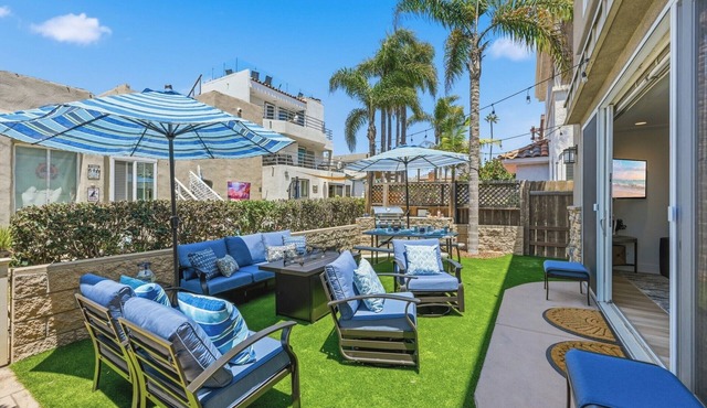 South Mission Beach Shores: Patio, BBQ & AC in San Diego
