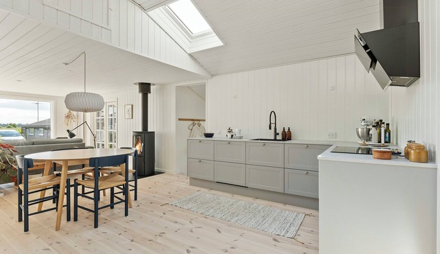 Split-level holiday home with view of Årø in Haderslev