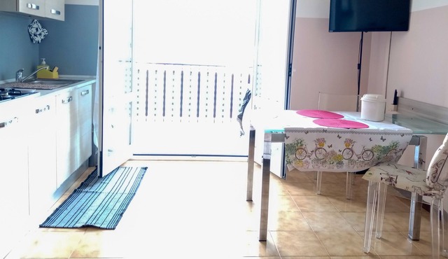 third floor apartment without lift with private guarded parking in Seriate