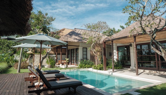 Tranquil three bedrooms villa forest view in Jimbaran in Bali