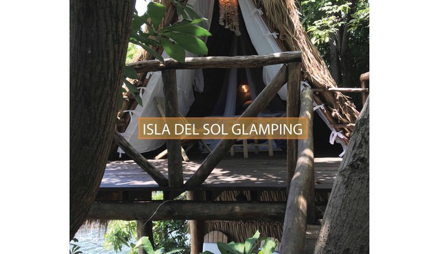 Tree Nest Luxury Camp Mombacho volcano view w/canopy terrace. Private island in Granada