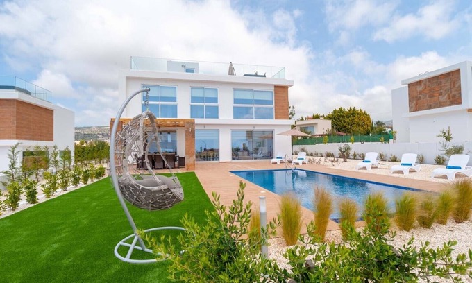 Peyia Town Villa | Coral Elite residence 11. Deluxe 4 bedroom villa with private pool and jacuzzi.