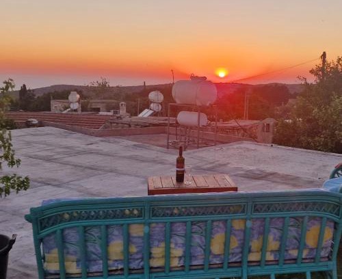 Pano Arodhes House | Cottage in Historic Village & Rooftop Sunset views