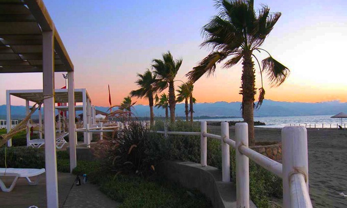 Ghaziveran Apartment | Cozy Mediterranean Flat on Beach, West Coast of Northern Cyprus at Gaziveren